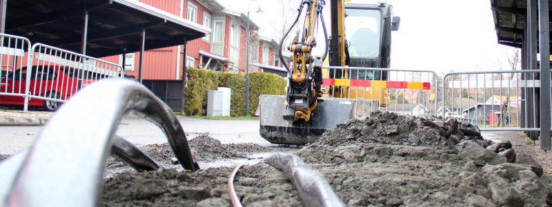 Upphandlingen omfattar ledningsanvisning och inmätning av ledningar. Foto: Geomatikk