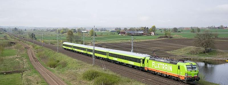 Den svenska Flixtrain-trafiken Göteborg - Stockholm introducerades den 6 maj 2021. Foto: Wikimedia Commons