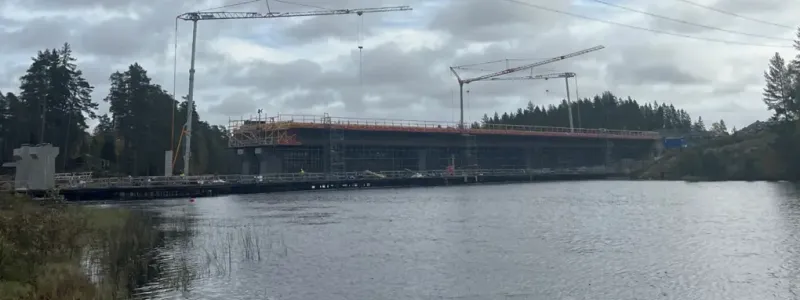 Bladsjön vid Tibons nordöstra spets i Askersunds kommun. Foto: Trafikverket