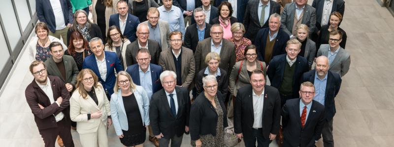 Förtroendevalda från kommunerna och regionerna i Mälardalsrådets infrastruktursamarbete 70-gruppen Foto: Aksel Örn Ekblom Mälardalsrådet