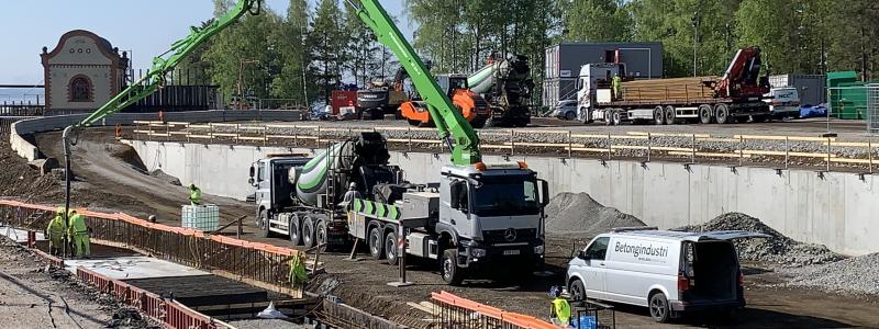 Flödesfrämjande åtgärder vid Korsnäsdammen i Falu kommun. Foto: MSB