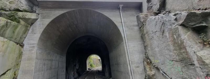 Den färdigställda tunnelportalen vid Vadbacken Norra Foto: Rabie Maarouf, Ramboll