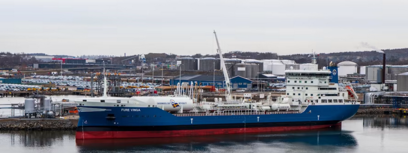 Furetank har fått klimatinvesteringsstöd för att installera landströmsanslutning. Foto: Furetank