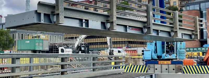 Kraven på brokapacitet förändras i allt snabbare takt, vilket gör modulära lösningar alltmer relevanta. Bildkälla: Janson Bridging