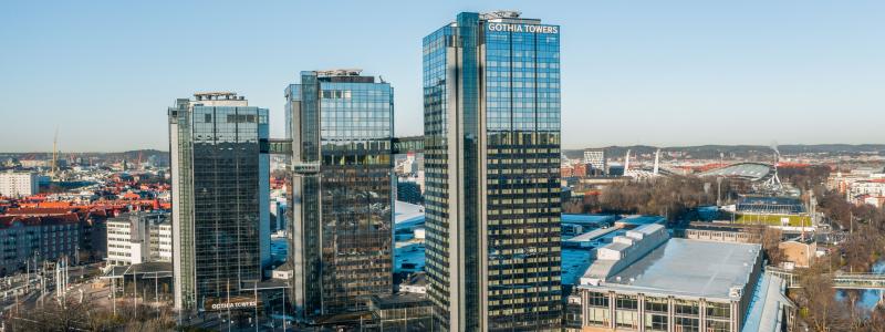 Gothia Towers blir den tredje stationen för trådlös laddning i Göteborg Fotograf: Göteborg & Co