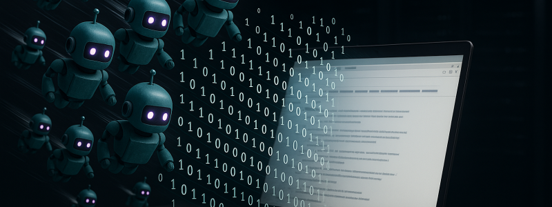AI-bottar bombarderar webbplatser – upp till en halv miljon förfrågningar per dag. Bild: Barracuda Networks