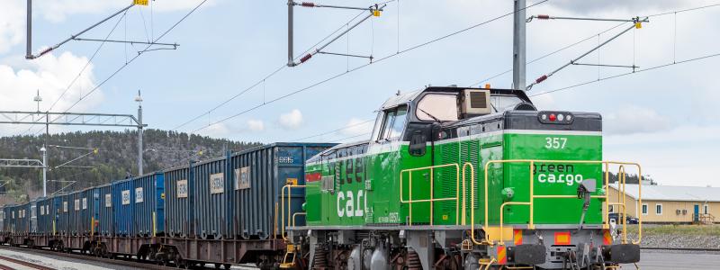 Avtalet omfattar en transportvolym på 400 000 ton per år, vilket motsvarar cirka 6 000 transporter per år över hela Sverige. Foto: Green Cargo AB