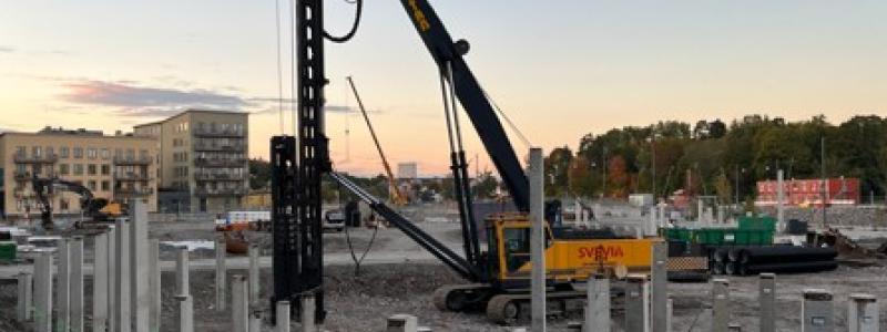 Grundläggning är byggandets startpunkt – och ofta dess mest riskfyllda fas. Foto: Anders Carlsson