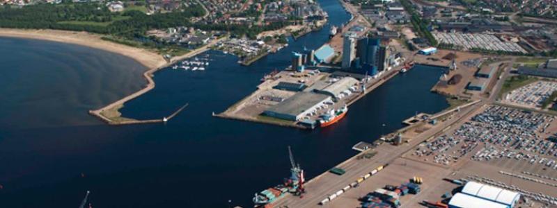 I Oceanhamnen etableras en ny kaj på 200 meter och en ny yta för godshantering på 21 000 kvadratmeter. Foto: Hallandshamnar