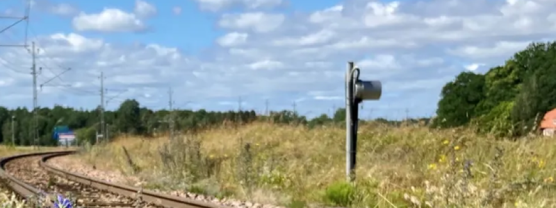 Nu pågår förarbeten inför inkoppling av sträckan Hässleholm – Hyllstofta i maj 2025. Foto: Trafikverket