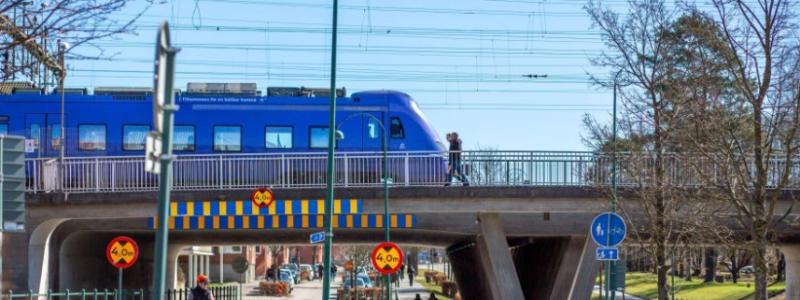 Järnvägs- och stadsutvecklingen i Hässleholms stad är ett särskilt fokusområde i samverkansöverenskommelsen mellan Hässleholms kommun och Trafikverket. Foto: Sarah Berg