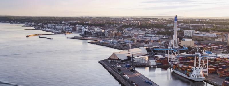 Ökade godsvolymer och stabilitet inom samtliga segment. Foto: Helsingborgs hamn