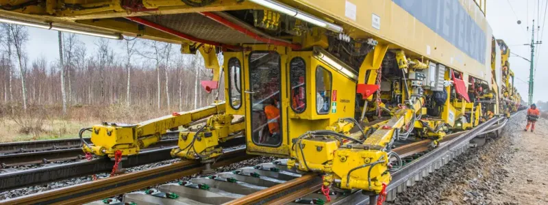 Spårbyteståg. Foto: Kerstin Ericsson, Trafikverket