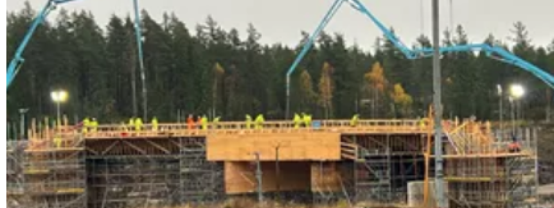 Trafikverket planskilda korsningar längs den dubbelspåriga järnvägen mellan Hallsberg och Degerön. Foto: Trafikverket
