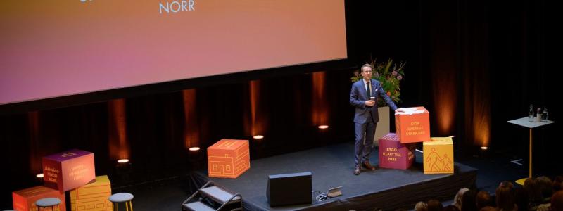 Andreas Carlsson deltog på årets Järnvägsforum Norr i Umeå. Foto: Järnvägsforum Norr i Umeå