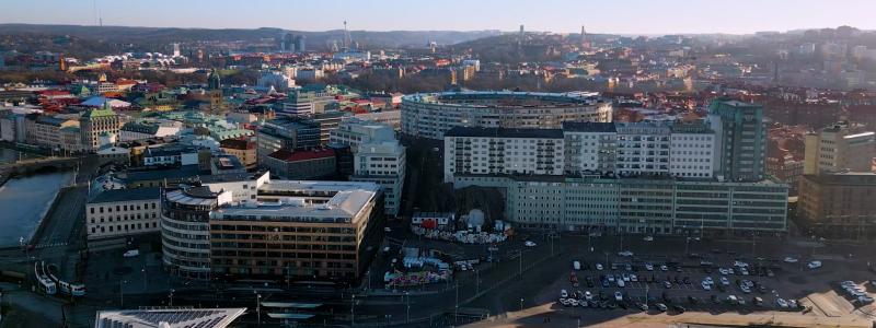 Delprojekt Otterhällan består av en bergtunneldel mellan delprojekt Rosenlund och delprojekt Stora Hamnkanalen. Foto: Trafikverket