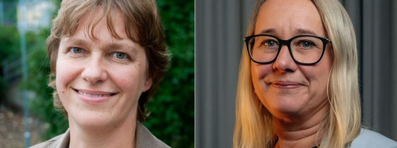 Jenny Lundström och Cecilia Linder. Foto: Mälardalsrådet