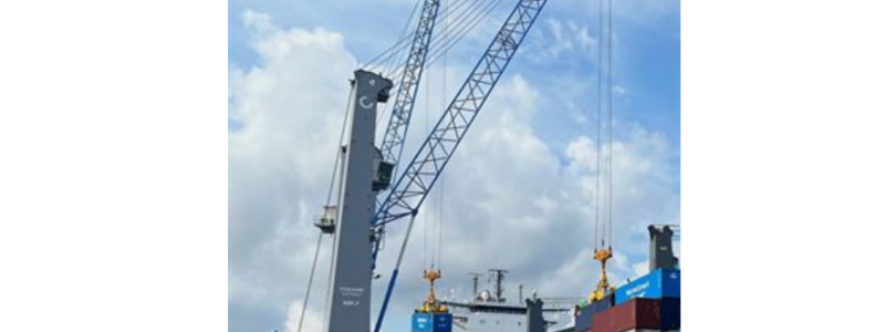Nassau Container Port har beställt en mobil hamnkran av Konecranes. Foto: Konecranes