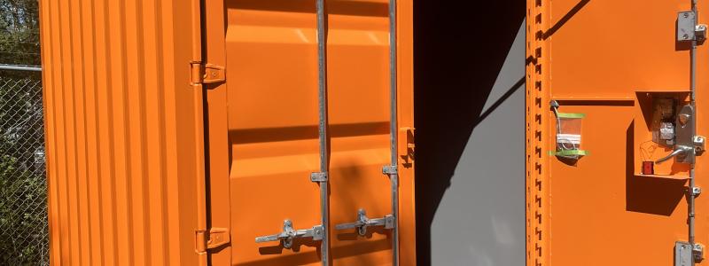 Mobile Strongroom är världens enda certifierade, kassaskåpsklassade container. Foto: Jonas Barle