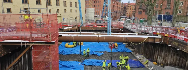 Västra entrén, Korsvägen. Foto: Trafikverket