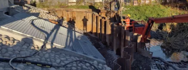Kulverten behövs för att hantera de ökade vattenflödena för Spångaån och Bällstaån. Foto: Trafikverket