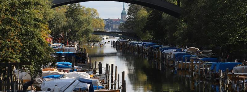 Enligt Region Stockholm kommer bryggorna och den marina verksamheten i Pålsundet inte att påverkas – varken under byggtiden eller senare. Foto: Christer Lässman