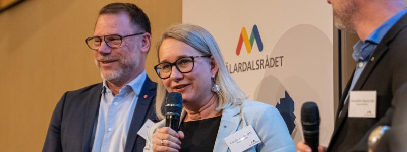 Cecilia Linder, regionråd Region Uppsala och vice ordförande i gruppen Internationell tillgänglighet och konkurrenskraft. Foto: Aksel Örn Ekblom/Mälardalsrådet.