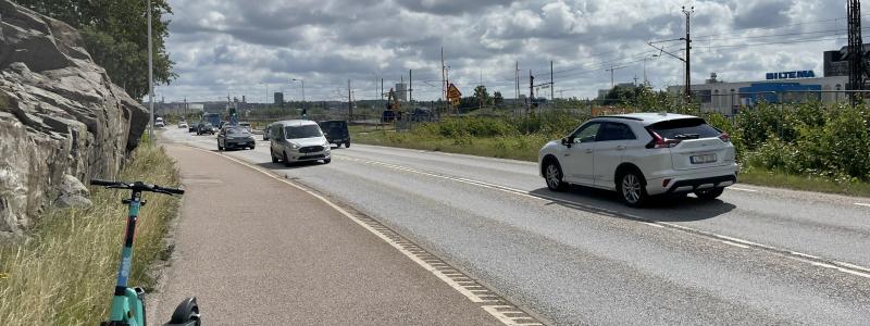 Nu stängs Lillhagsvägen för genomfartstrafik Foto: Trafik Göteborg
