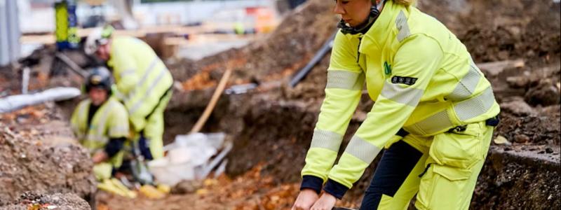 Projektet inkluderar förberedelser för det nya kommunhuset i Lomma. Fotograf Charlotte Strömwall