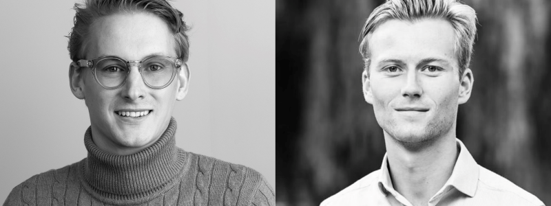 Ingrid Capacity välkomnar Ludwig Ahlqvist (tv) och Jacob Bergström (th) som nya projektutvecklare till företaget. Foto: Ingrid Capacity