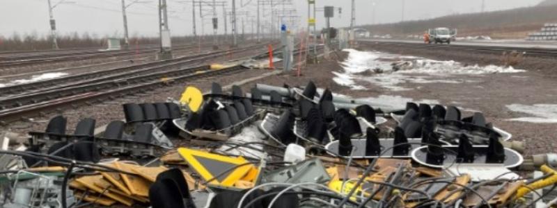 Kiruna har fått det nya signalsystemet. Foto: Trafikverket
