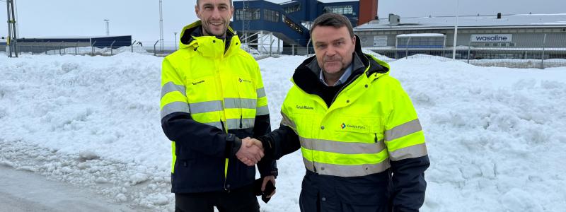 Markus Franzén och Patrick Mattsson. Foto: Kvarken Port