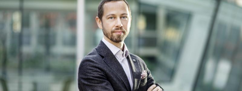 Martin Ulfving, samordningsansvarig Väg- och banavtalet, Byggföretagen. Foto: Byggföretagen