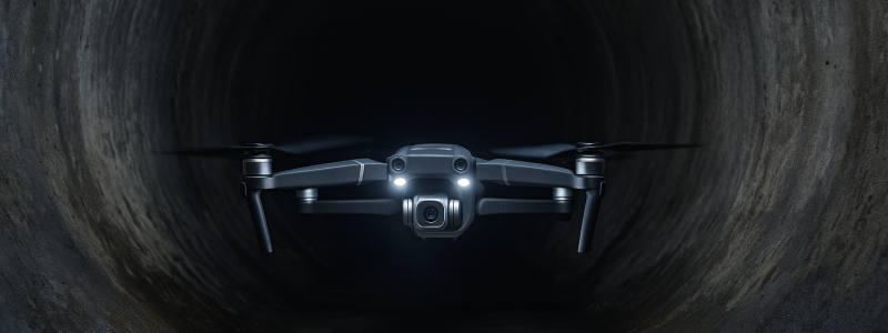 Med drönarteknik kan VA-ledningar granskas samtidigt som både en tredimensionell modell av röret och en exakt geografisk position tas fram. Illustration: AI-genererad bild. Ej ett fotografi.
Upphovsrätt © Conventus– AI-genererat innehåll. Inget av materialet får reproduceras eller användas i andra sammanhang utan skriftligt medgivande.