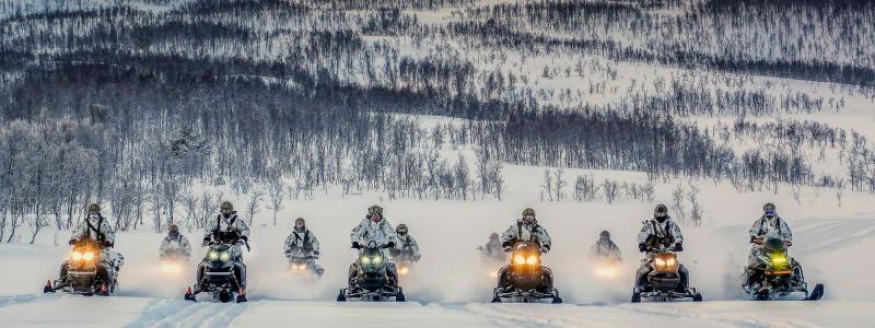 Tyska Nato-soldater tränar i vinterförhållanden i Nord Norge. Foto: Bundeswehr, Pressefoto