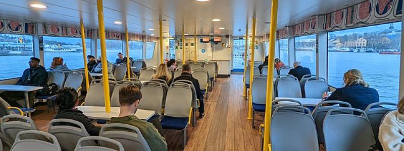 SL:s pendelbåt MS Clara. Foto: Alewi/Wikimedia Commons