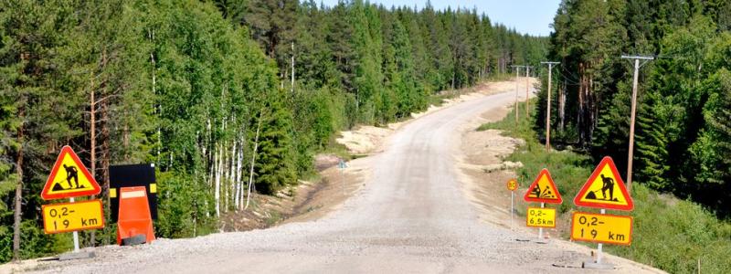 Den största delen av vägnätet utgörs av vanliga vägar, totalt drygt 73 670 kilometer. Av dessa har 8 485 kilometer mycket dåligt tillstånd och 15 663 kilometer dåligt tillstånd. Foto: Transportföretagen