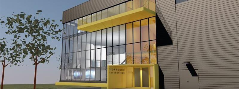 NCC bygger Hokksunds reningsverk i Norge Illustration: NUNO Arkitektur