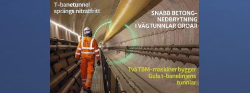 Nya tidningen Aktuell tunnelteknik nummer 1.