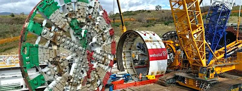Webuild-koncernens största mekaniska tunnelborrmaskin i Europa – TBM – startade sina motorer på höghastighetsbanan Salerno–Reggio Calabria för att gräva Saginara-tunneln på etapp 1A Battipaglia–Romagnano. Arbetet utförs av ett konsortium av företag under ledning av Webuild på uppdrag av RFI. Foto: Webuild