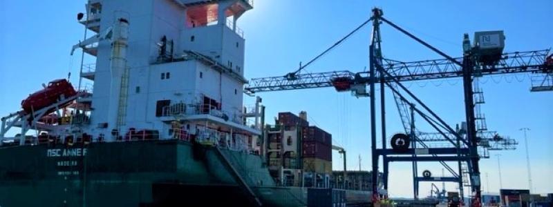 MSC Anne F. Foto: Norrköpings hamn