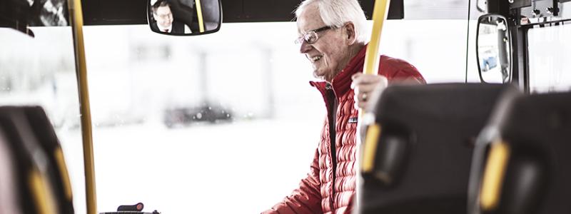 Ny app och utökat biljettsamarbete. Foto: Länstrafiken Jämtland