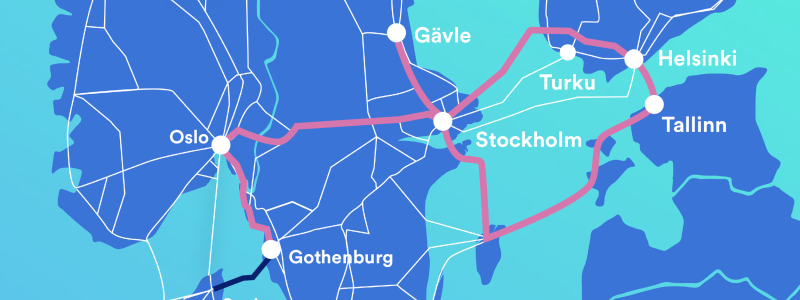 Projektet omfattar en cirka 92 kilometer lång kabel mellan Lerkil och Sæby och är en del av en större nordisk utbyggnad av fibernät. Bild: Global Connect