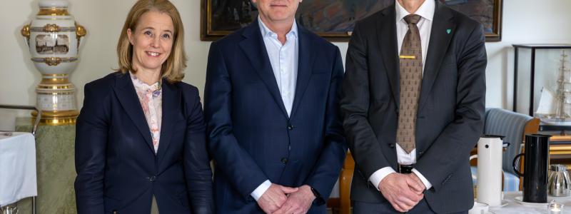 Emma Lennartson, regiondirektör i Region Stockholm, Thomas
Östros, vice ordförande för EIB och Fredrik Jurdell. Foto: Region Stockholm