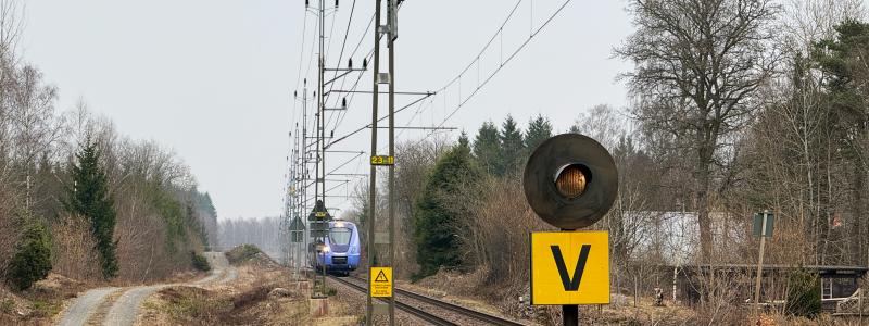 Nya signaler ska öka kapaciteten på Skånebanan. Fotograf: Norconsult