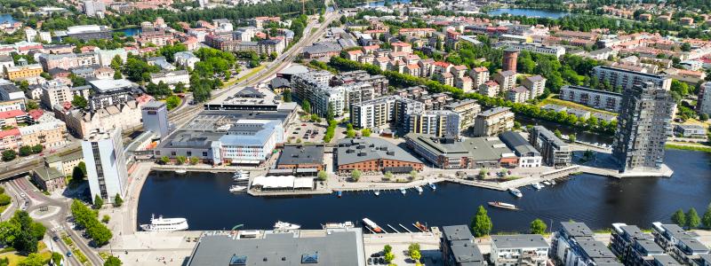 Norra Allén på Norrstrand får nya VA-ledningar som en del av ett större ombyggnadsprojekt. Foto: Karlstad kommun
