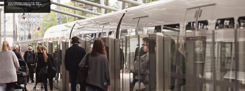 Öresundsmetron finns med i en ny rapport om Köpenhamns framtida metronätsutbyggnad. Rapporten föreslår åtta nya metrodragningar – och en av dem är tunnelbanan mellan Malmö och Köpenhamn. Foto: Büro Jantzen