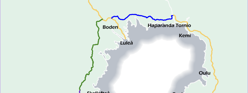 Översikt för Nordic Hydrogen Route.  Pressbild: Nordion Energi