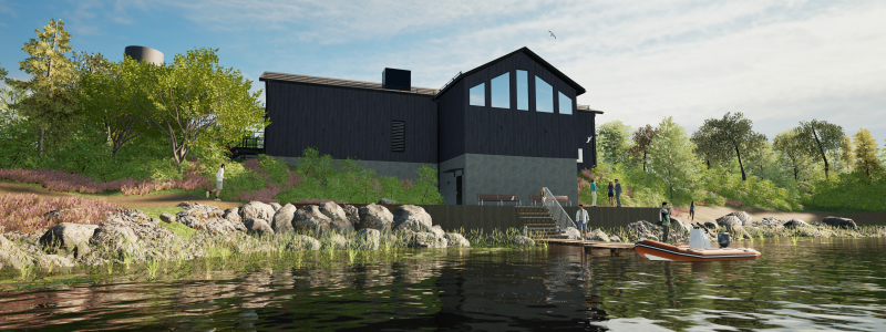 Peab bygger ledningar för tekniskt vatten i Boden Illustration: Sweco