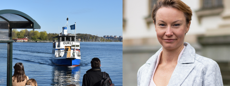 Michaela Haga, ordförande i Sjötrafikberedningen